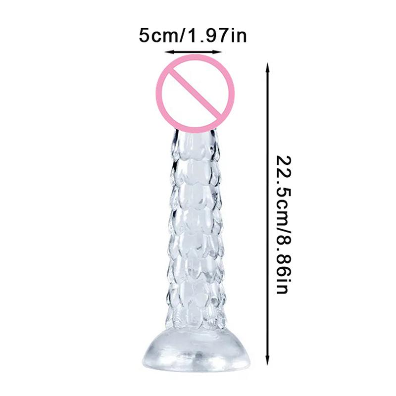 23Cm Dragon Dildo Suction Cup Anal Plug Whip Buttplug Anus Dilator Female Vaginal Masturbator Butt Plug Sex Toys For Women Men