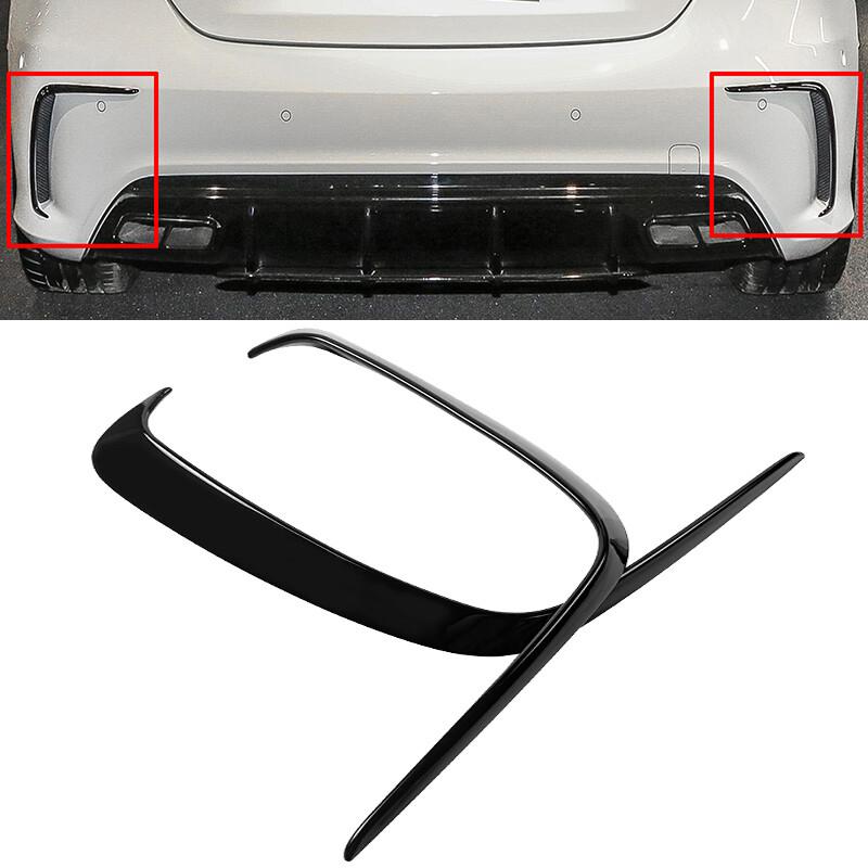 Pair For Mercedes A-Class W176 A200 A250 A45 AMG 13-18 Rear Side Flaps Splitters