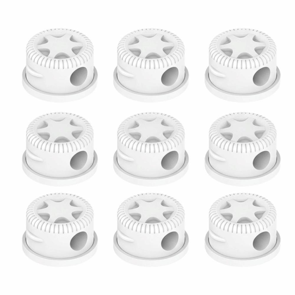 6pcs/9pcs Adjustable Desktop Cable Organizer Adhesive Cord Cable Organizer  Wire Organization