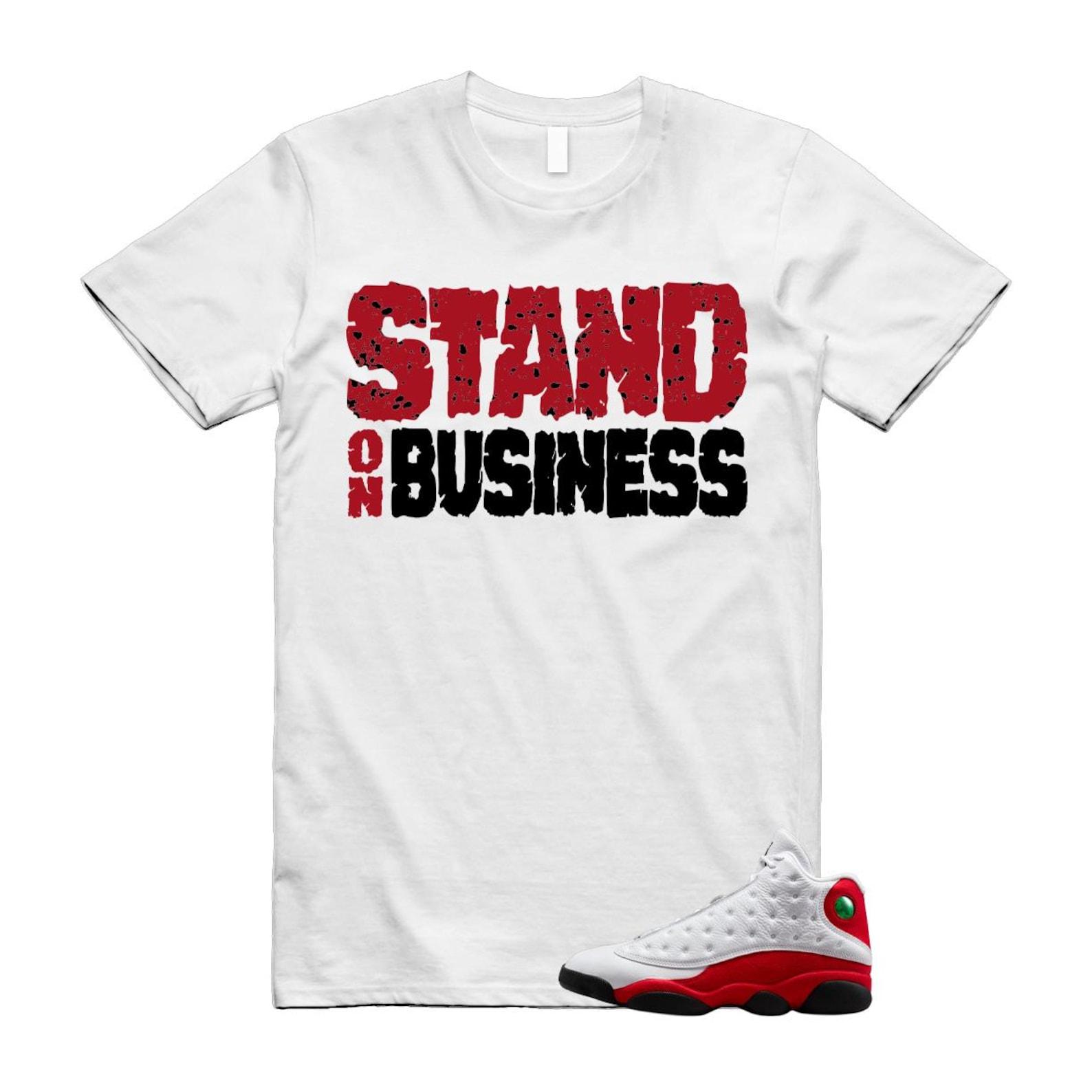 13 Chicago True Red White Black 2026 OG T Shirt Match SOB XL
