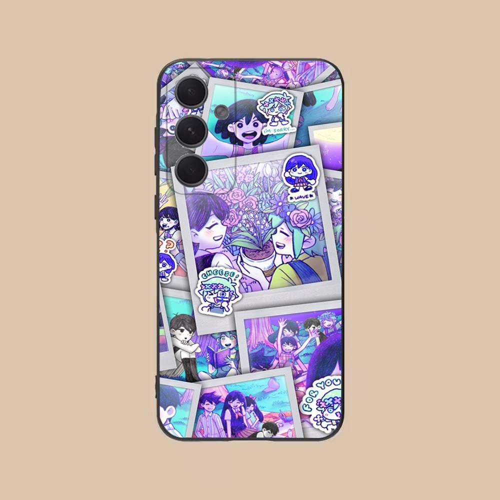 Game O-Omori Phone Case For Samsung S25,24,21,22,23,20,S30,Ultra,Plus,Fe,Lite,Note,5G Black Cover