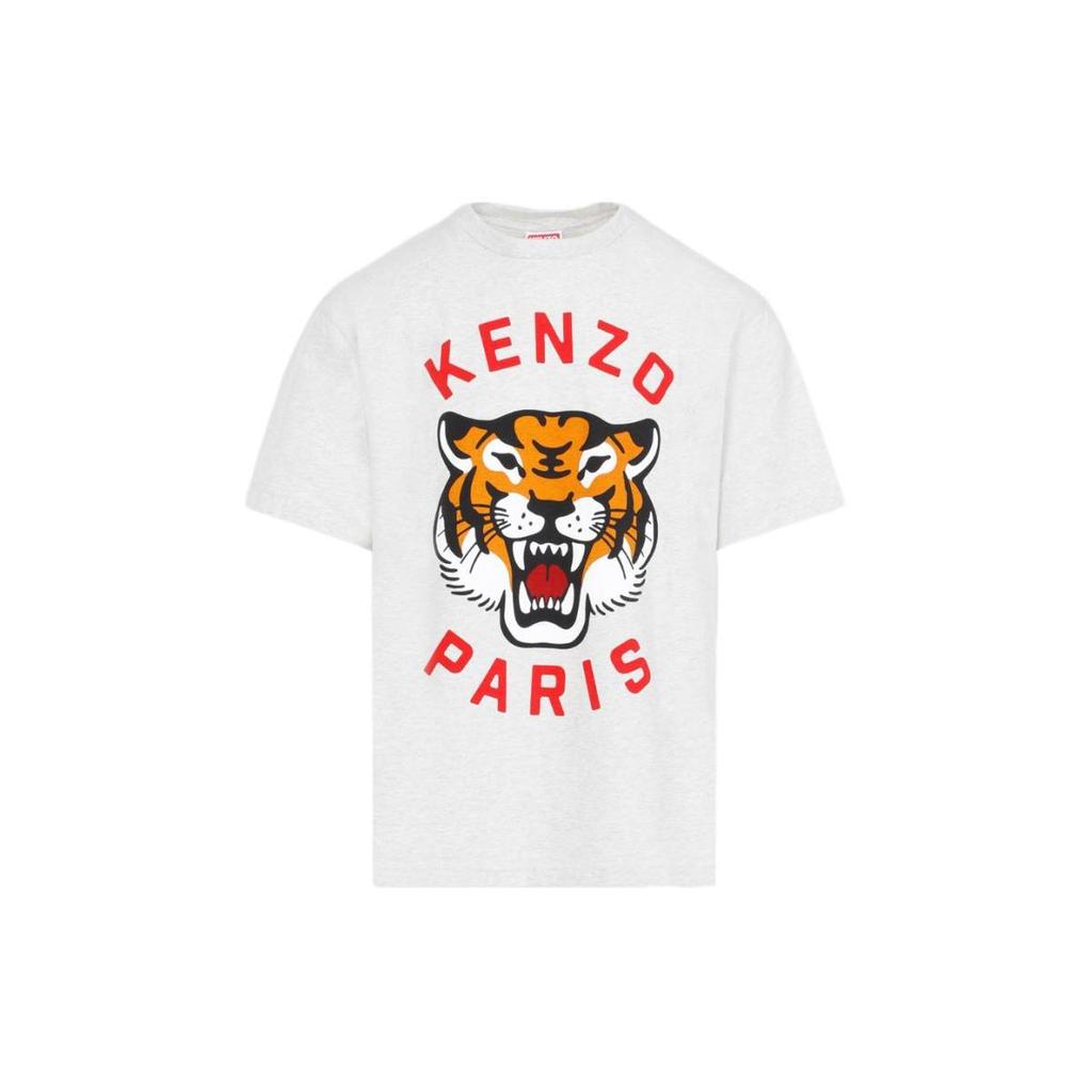 KENZO Tiger Printed Crewneck T Shirt FE58TS0064SG-02