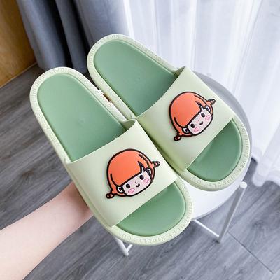 Cool Slippers Women's Summer Home Non-slip Bath Home Cute Bathroom Outside Wear Couple Drag