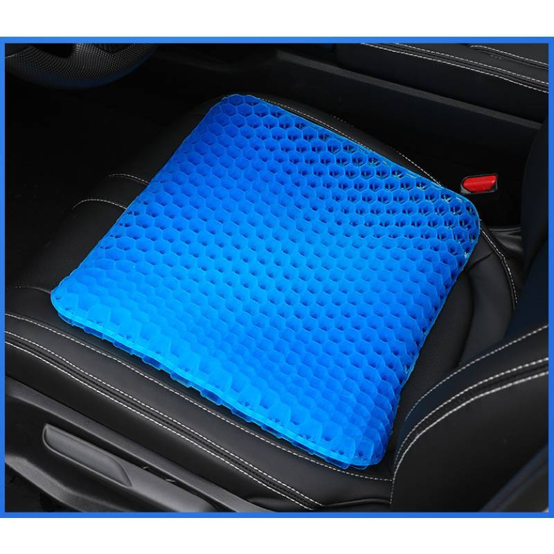Gel Seat Cushion For Office And Car Cooling Summer Gel Padding With Nylon Cover