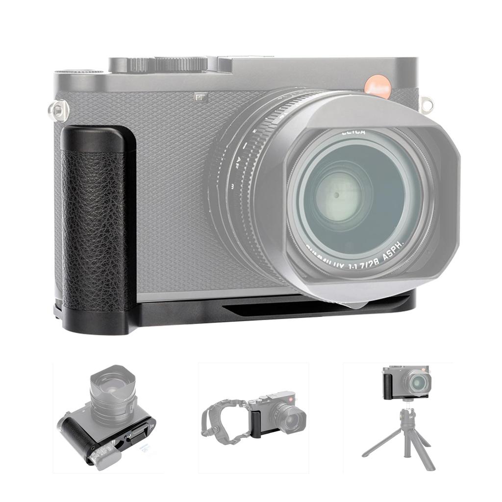 JJC Metal Hand Grip for Leica 43 Leica 19505 Grip Convenient Battery Replacement Q3/Q3 Cameras, Replacement,
