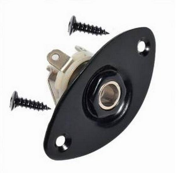 

Electric Guitar Cat’s Eye Jack - Silver/Black/Gold чорний