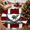 Alfombra Redonda con Patrón del Liverpool F.C., Felpudo para Interiores/Exteriores, para Picnic, Sala de Juegos, Dormitorio, Oficina, Sala de Estar, Alfombra Decorativa para el Hogar, Regalo de Cumpleaños