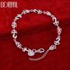 925 Sterling Silver Fashion Geometric Bracelet Gift Wedding Jewelry