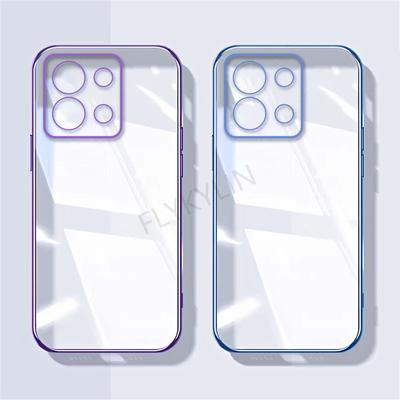 14 C Luxusní průhledné pokovené kryty na telefon pro Xiaomi Redmi 14C 12C 13 10C 10 13C 12 10A A3 9 9A A1 A2 Plus Měkký silikonový kryt