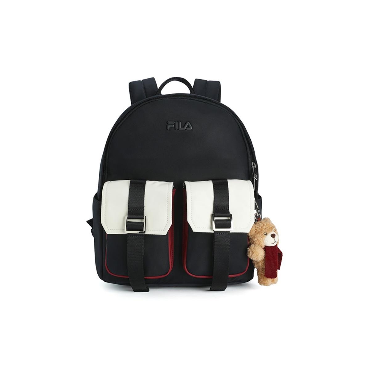 

FILA Original Fashion Retro Trend Durable Casual Travel Commuting Daily Versatile Fabric Backpack Women backpack Legendary-Blue F13W549162FNV Legend Blue