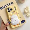 Kawaii 3D Cartoon Duck Soft Silicone Phone Case for iPhone 17 Pro Max 12 13 14 15 16 Pro Max Kids' Shockproof Protective Cover .