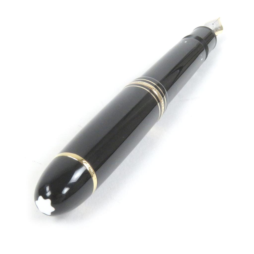 Very Good MONTBLANC fountain pen Meisterstck 149 Cap type Black gold 14K mens Used