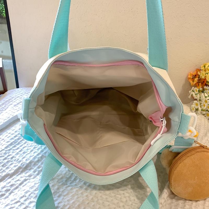 Сумка через плечо с цветными блоками — фото 8