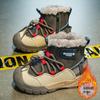 Winter New Children's Cotton Sports Shoes, Soft Sole Snow Boots with Fleece for Boys and Girls
