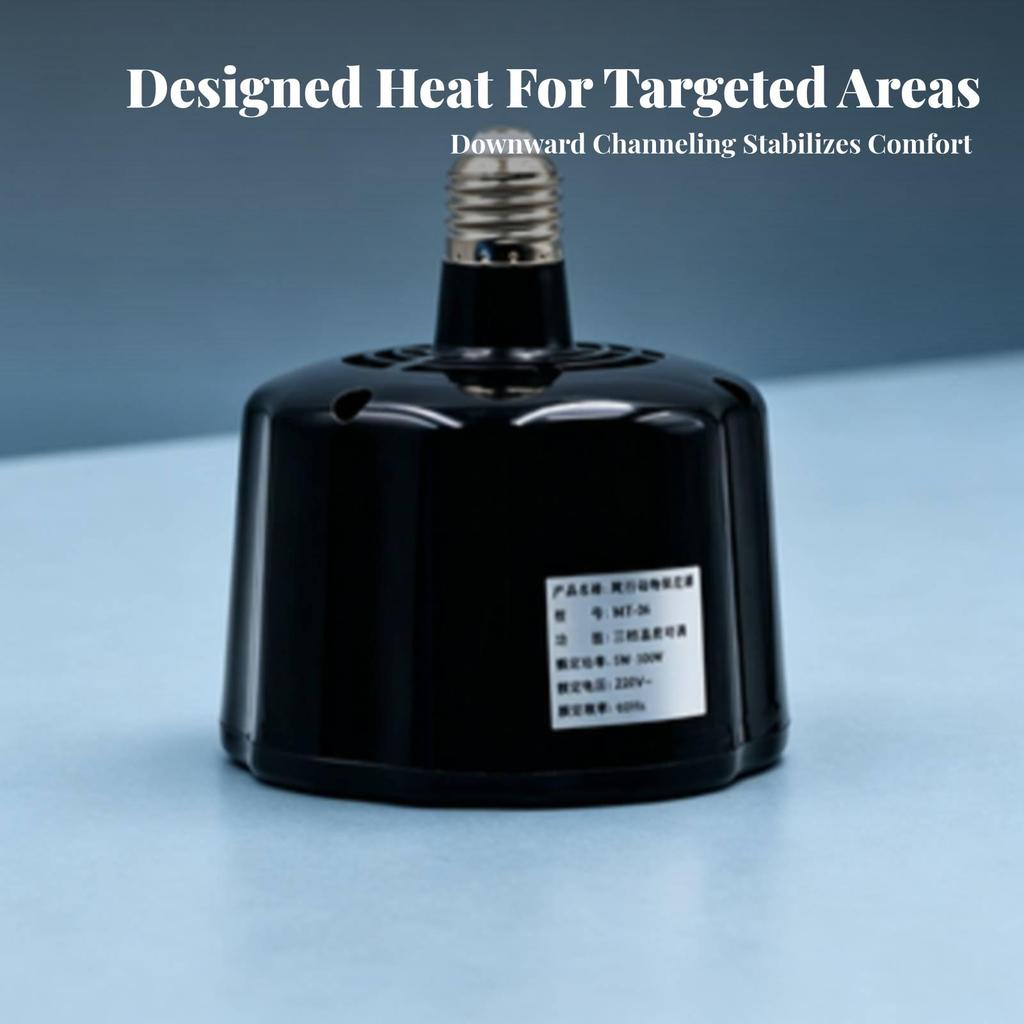 Multipurpose Electric Warming Lamp | 3Level Temperature Control, Ventilated Outer Shell,