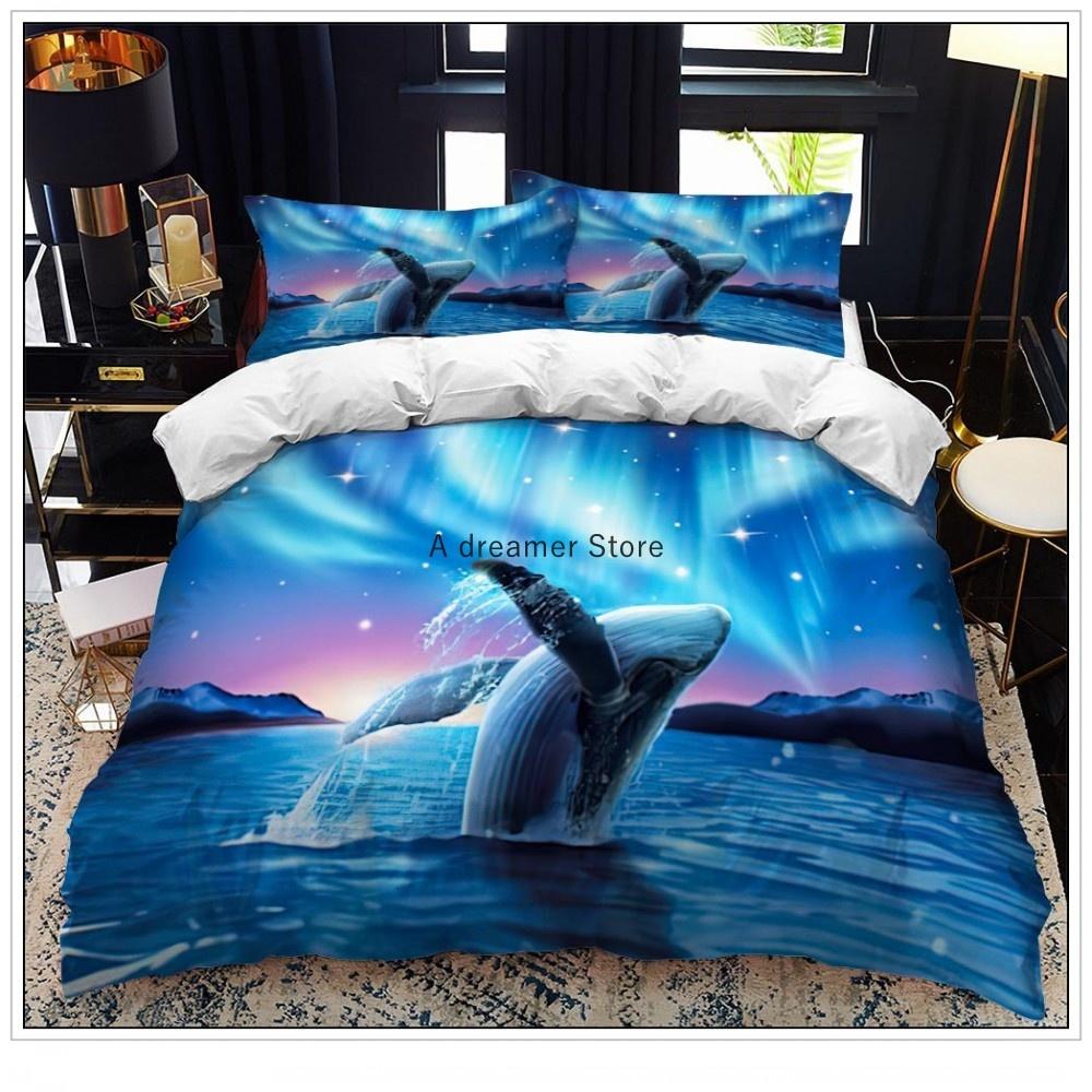Anchor Bedding Set Ocean Style Quilt Cover Single Double Home Textile With Pillowcase For Kids Boy Home Decor Soft Duvet Cover