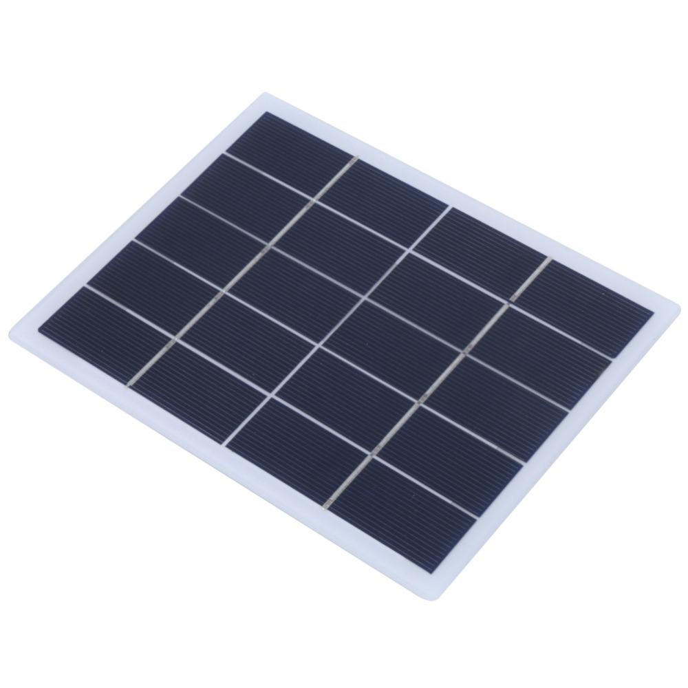 DC Output Polycrystalline Silicon Solar Panel Mini Portable Solar Panel  Home Garden Lamp
