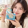 Creative Style Decompression Button Toy Cute Design Keyboard Keychain  Accessories Gift