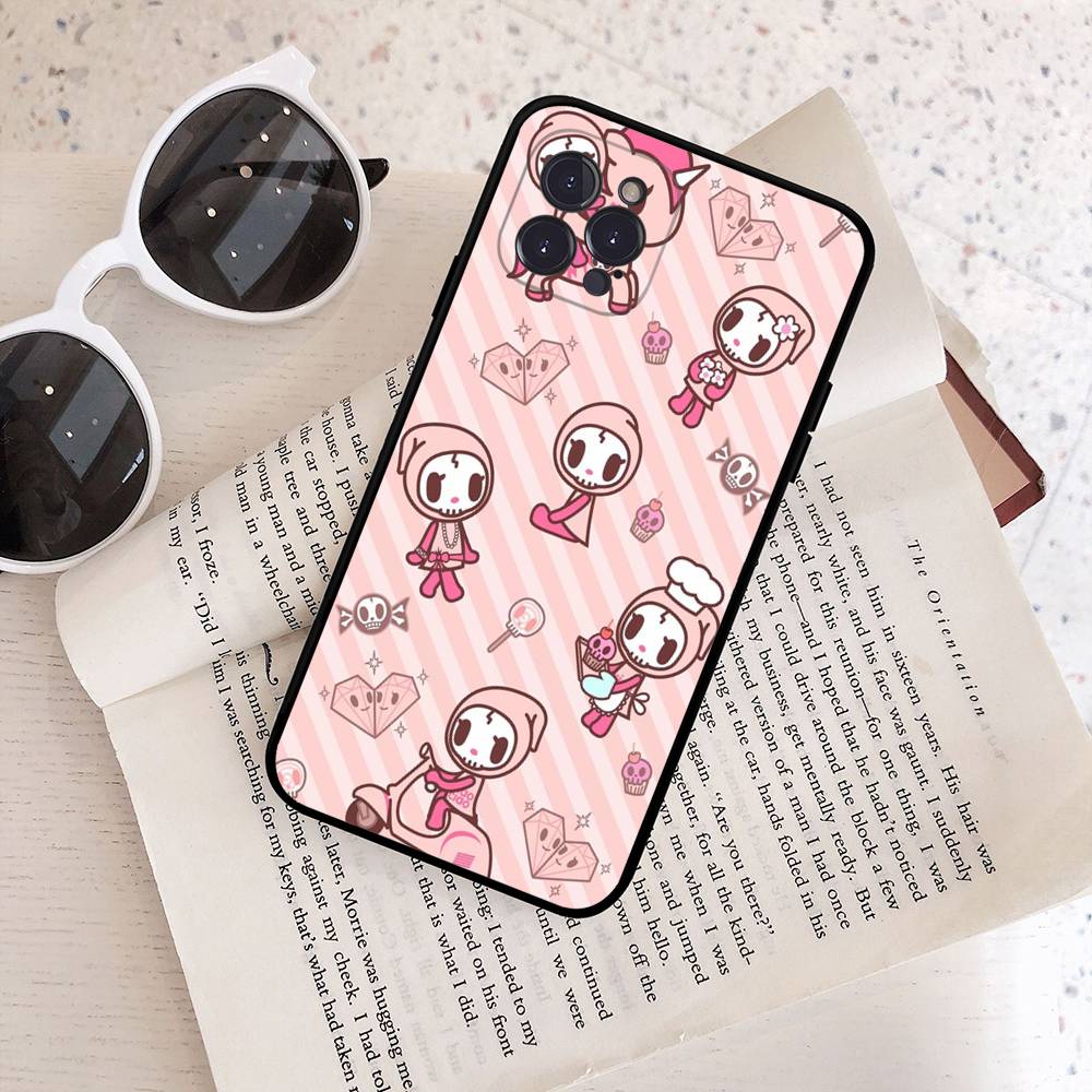 Japan Tokidoki For IPhone 17 16 15 14 13 12 11 Pro Max 13 17Air Shockproof Soft Phone Cases Coque