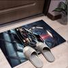 Knight Rider Pattern Rug, Indoor/Outdoor Mat, for Picnic, Gameroom, Bedroom, Office, Living Room, Home Decor Carpet, Birthday Gift