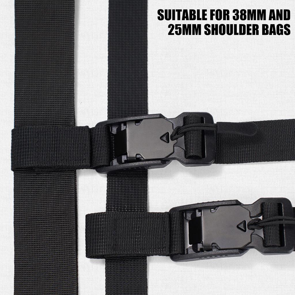 Backpack Chest Auxiliary Stabilizer Strap with Quick Release Buckle Backpack Chest Strap Webbing Backpack Sternum Strap
