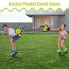2pcsToss And Catch Ball Game Hand Grasping The Ball Racket For Adult Kid Outdoor Sport Beach Yard Family Activity Pool Funny Toy