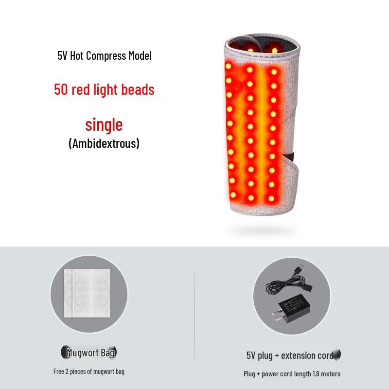 

Red Light Therapy Leg Sleeves: Relieve Calf Soreness, Moxibustion, Heat Protection, Vibration Massage for Cold Legs One Size