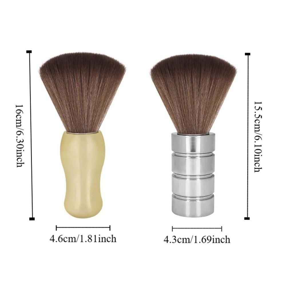 Duster Salon Hair Sweep Brush with Handle Hair Cutting Brush Durable Neck Duster Brush  Barber
