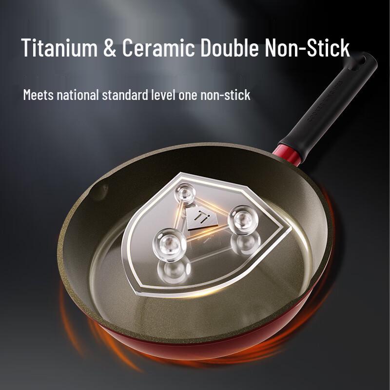 COOKER KING JG24HTW 24cm Titanium Non-Stick Frying Pan
