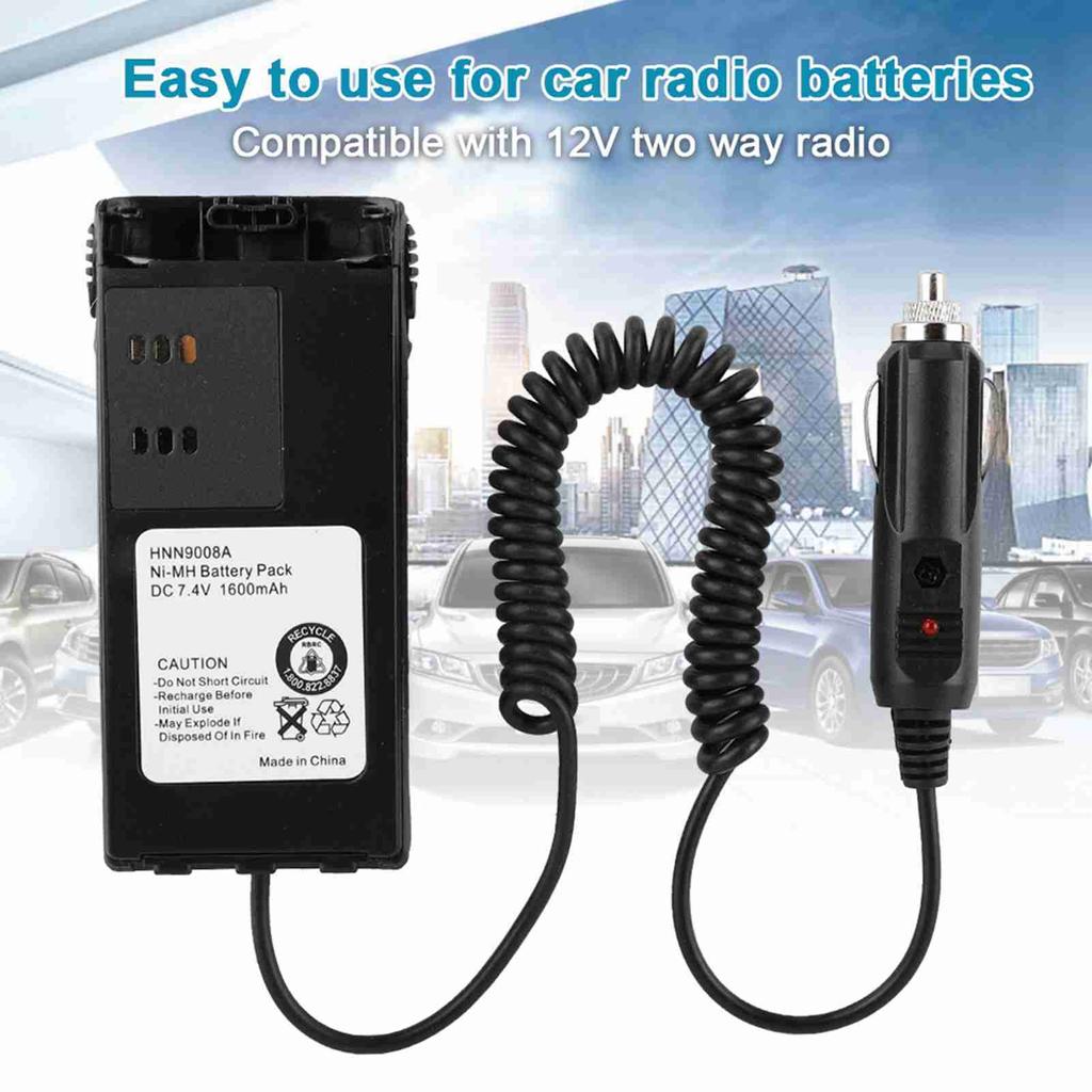 Eliminator de baterie 12 V pentru Motorola HNN9008 GP320 GP328 GP338 GP340 GP360 GP380 GP640 GP680