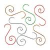 Christmas Tree S Shaped Hooks 20pcs Metal Holiday Birthday Party Decoration