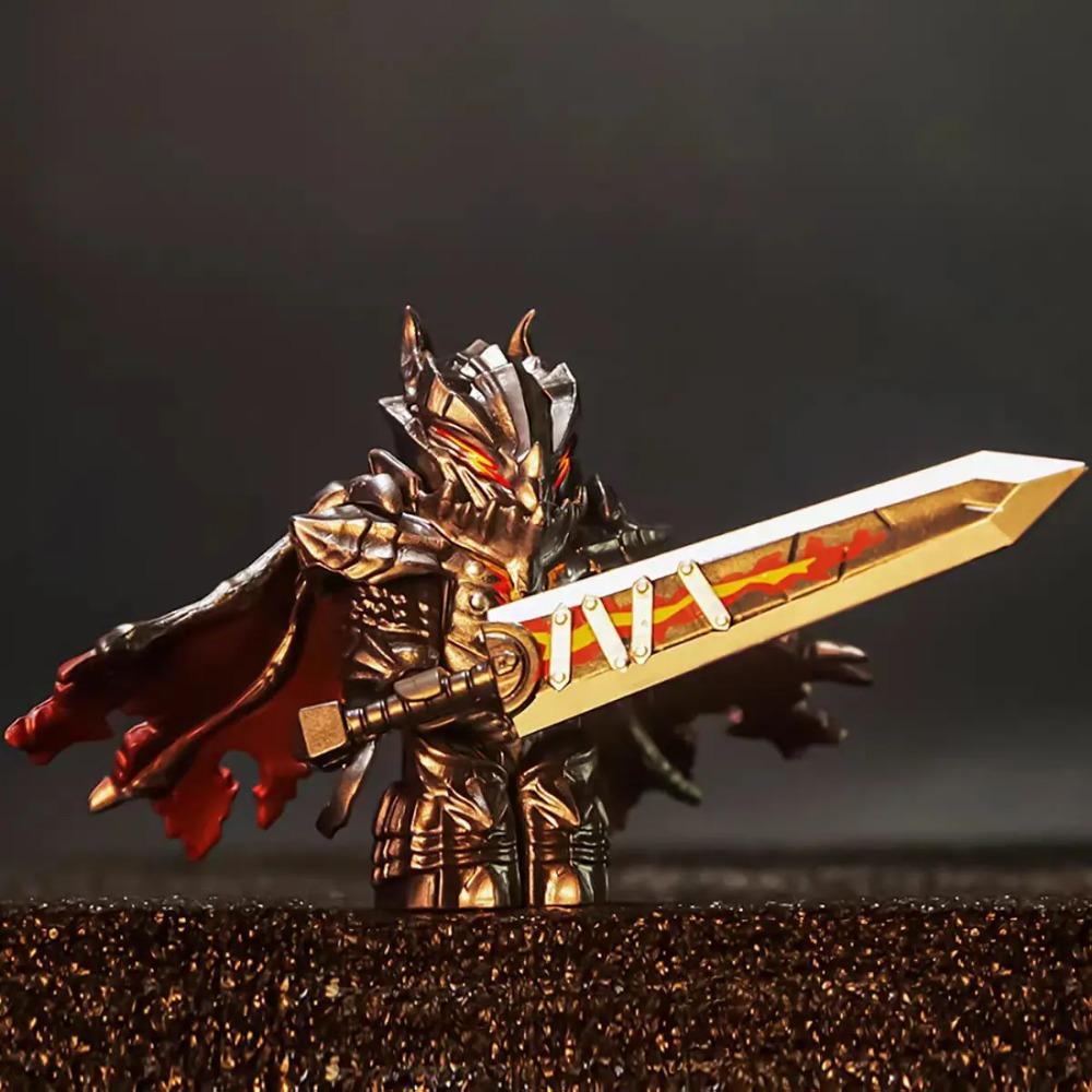 Medieval Round Table Knights Assemble Compatible Bricks Berserk Guts Puzzle Action Figures Model Building Blocks Doll Toy Gifts