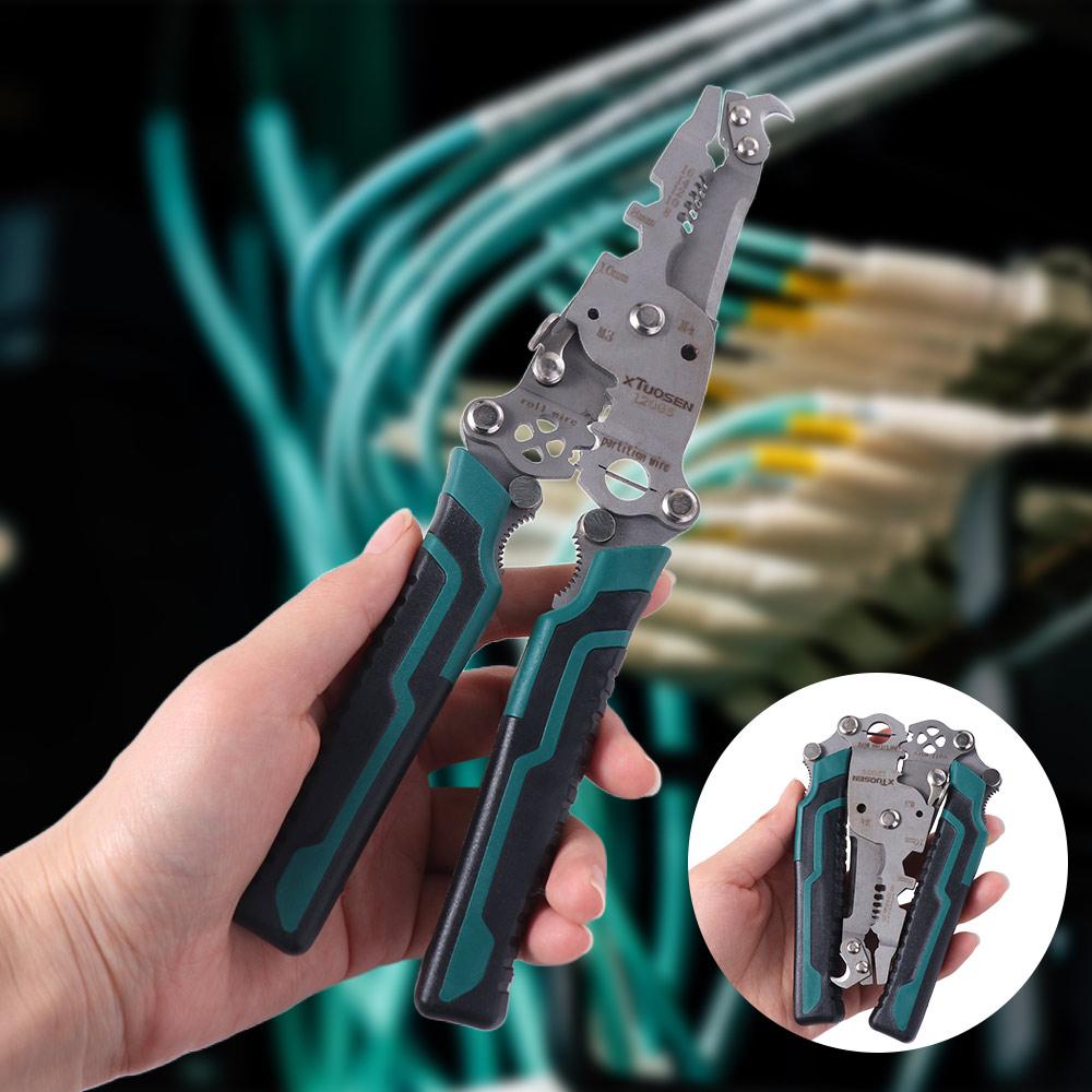 Fast Cutting Electrician Crimpe Pliers High-carbon Steel Wire Stripper Hand Tool
