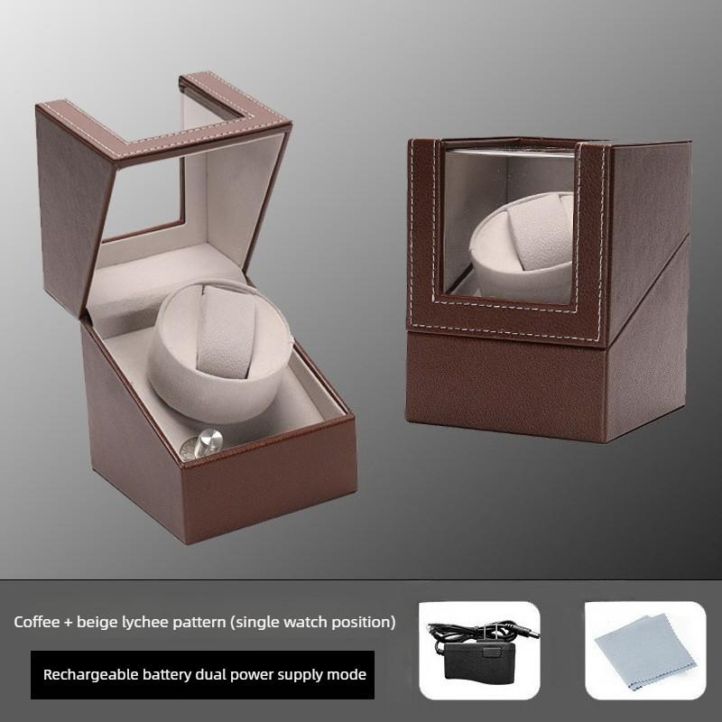 Five Gear Adjustment Watch Storage Box Mechanical Watch  Automatic Winding Watch Box Single Head Electric Watch Winder