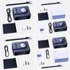 Digital/Pointer Type Tire Inflator Portable Motorcycle Air Compressor Air Pumps with Flashlight Portable Tire Inflator