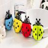 Cute Funny Cartoon Ladybug Toothbrush Sucker Tooth Brush Holder