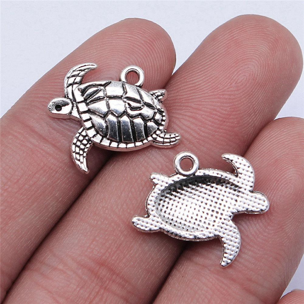 Charms Turtle Sea Turtle Pendants Minimalist Jewelry Components QC133