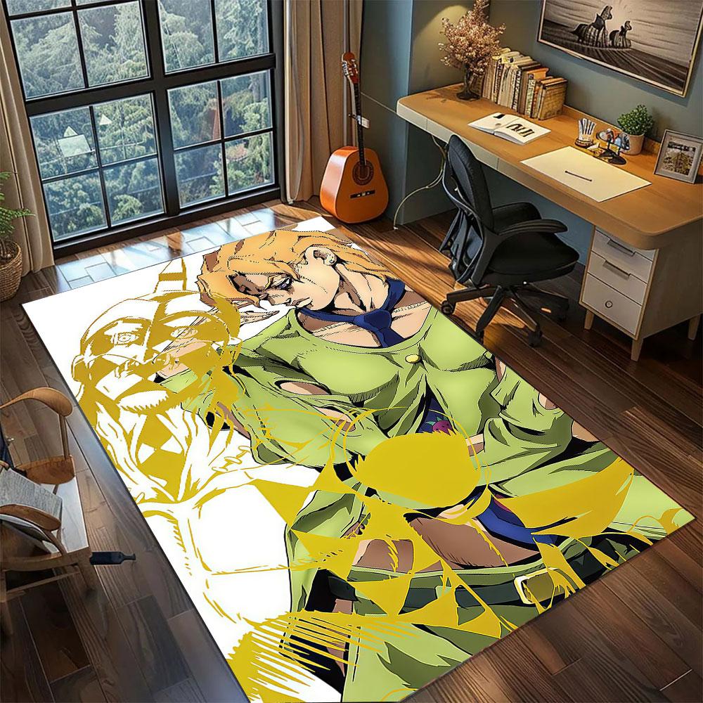 JoJo Bizarre Adventure Carpet for Living Room Bedroom Home Decor Cool Movie Mat Play Floor Mat