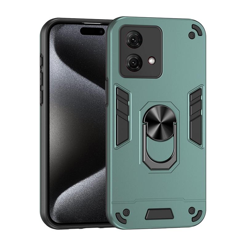 Shockproof Hard Armor Cover Case For Motorola Moto G82 G84 G85 Moto G84 Moto G85 Car Magnetic Ring Holder Cover