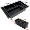 JOJOMARK Center Console Organizer Tray Fits For - GMC Sierra/Chevy Silverado 1500 Accessories, -   Silverado/Sierra 2500 HD/3500 HD
