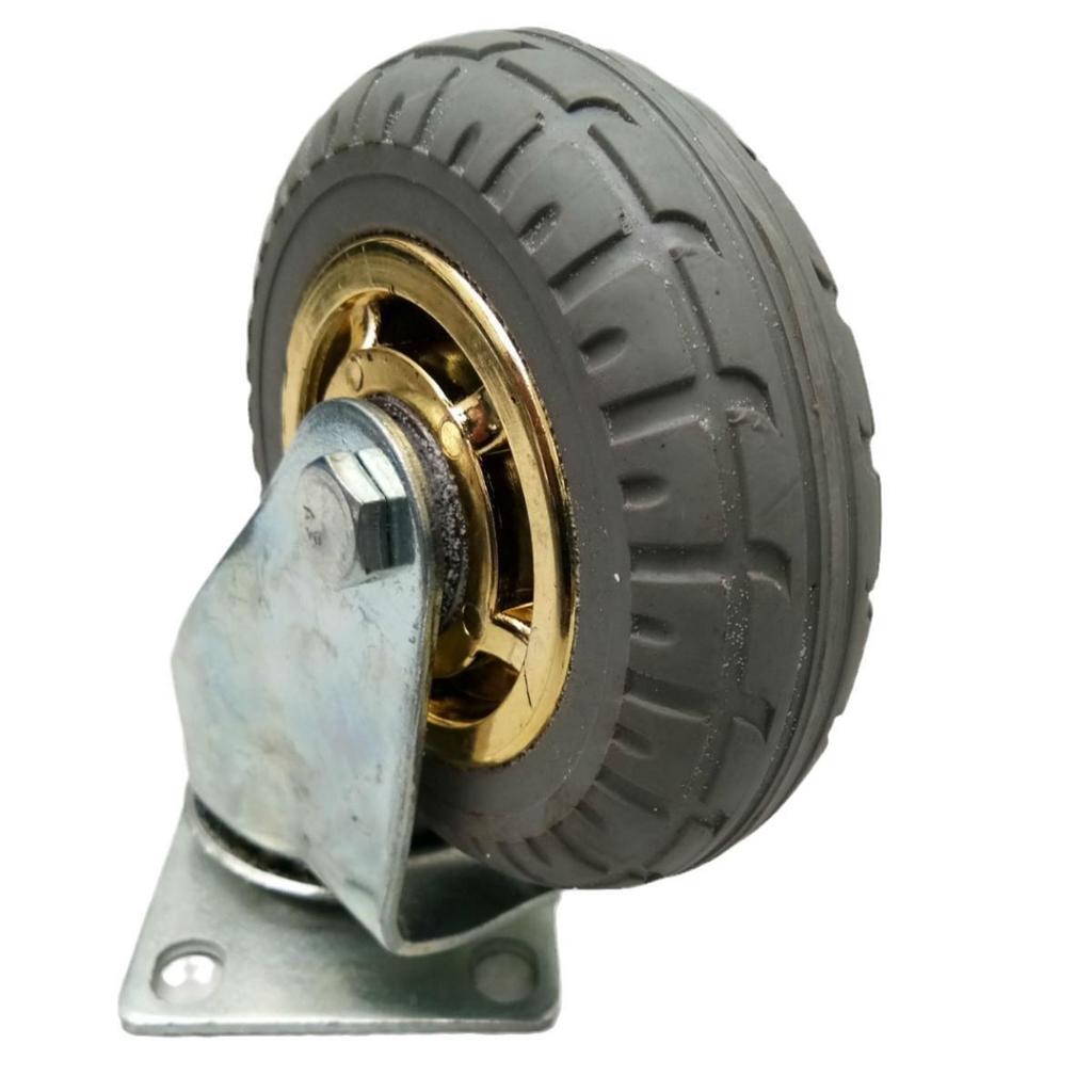 Gray Medium-Sized Silent Swivel Caster Wheel for Furniture and Trolleys