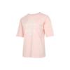 Downtown Graphic Print Sports Round Neck Short Sleeve T-Shirt Women Tops Pink 531438-27