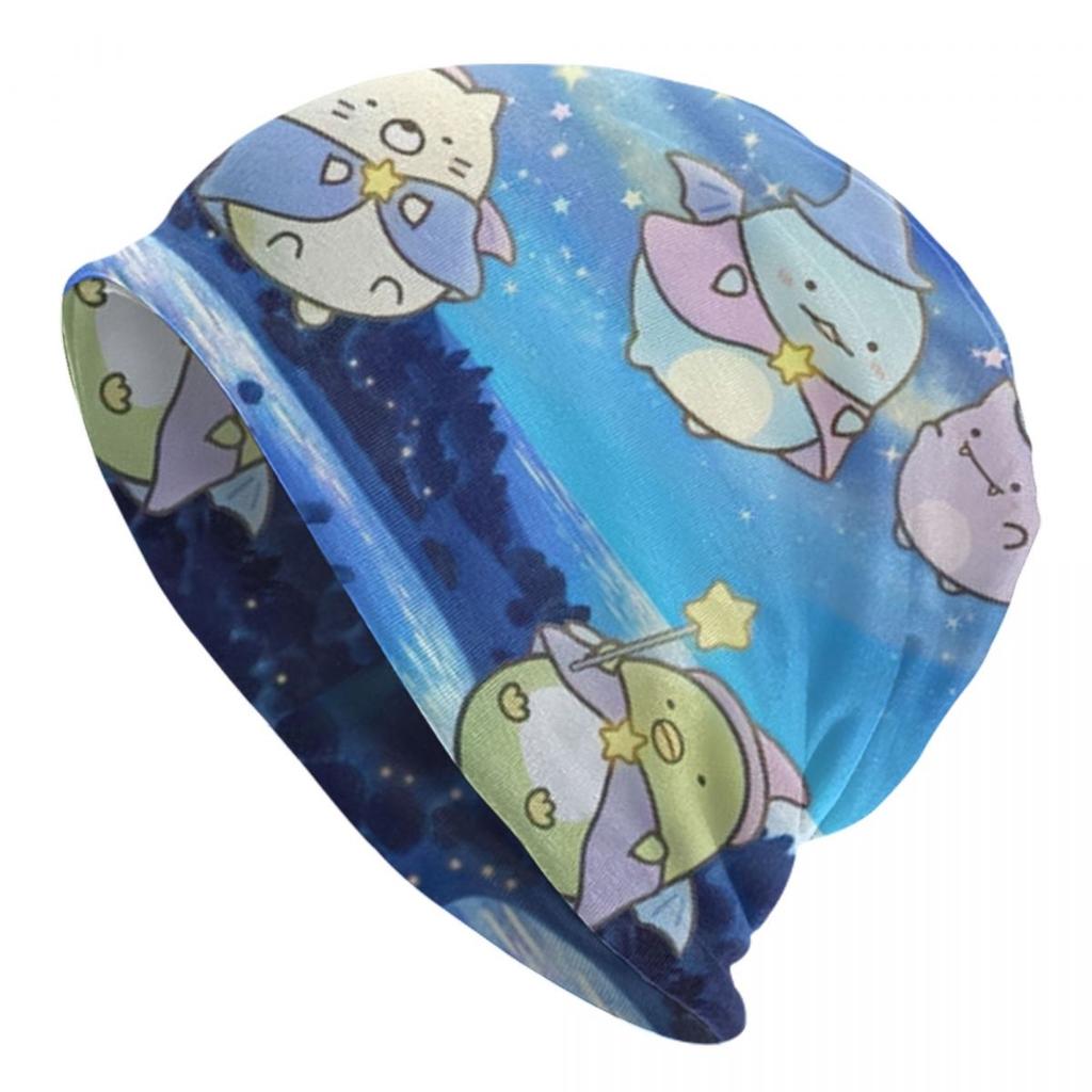 Unisex Winter Warm Bonnet Homme Knitting Hats Fashion Sumikko Gurashi Japanese Cartoon Beanie Cap Anime Game Beanies Caps For