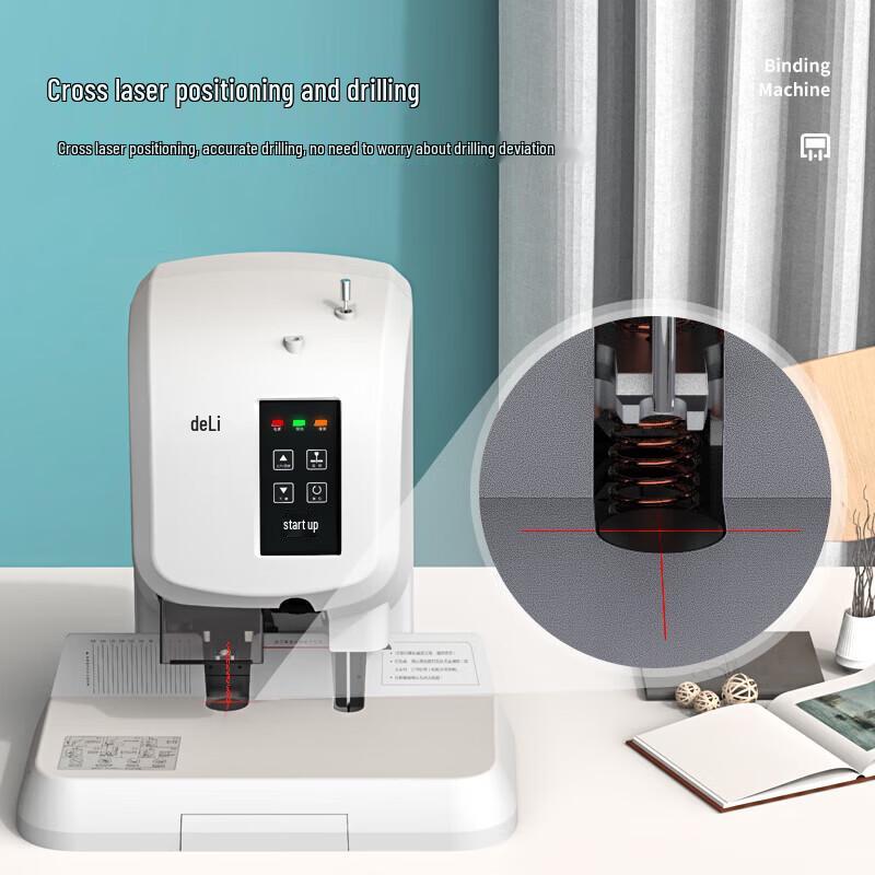 Deli T500 Automatic Financial Binding Machine CN plug (adapter included)