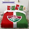 Fluminense Pattern Bedding Set Quilt Cover Pillowcase Home Decor Gift (1 * duvet cover + 2 * pillowcase, without core)