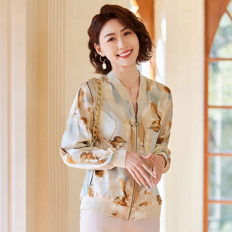 PaSiTe Women's Floral Print Chiffon Sun Protection Jacket