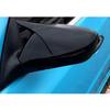 2012-2018 Hyundai Veloster Glänzend Schwarz Bullshorn Spiegelabdeckung