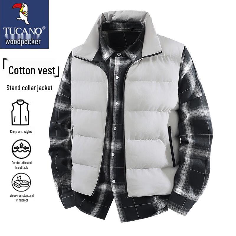 

TUCANO Men s Thickened Fleece-Lined Winter Vest 5XL