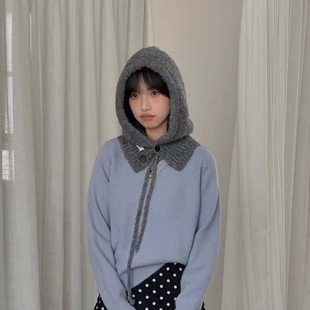 Fluffy Lambs Wool Hat Windproof Ear Protection Hat Fashion New Year Red Hat Autumn