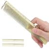 2pcs Professional Stainless Steel Haircut Comb Salon Hairdressing Comb Styling Tool